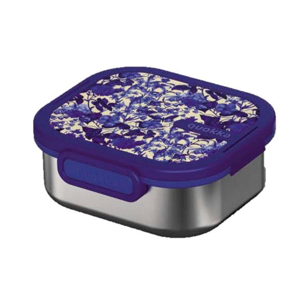 QUOKKA LUNCH BOX INOX. BLUE BLOSSOM