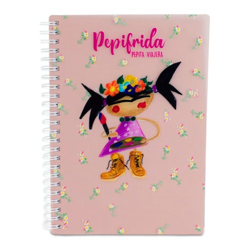 LIBRETA A5 TRANSPARENTE 'PEPIFRIDA'
