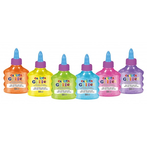BOTELLA 88ML PEGA GLITTER NEON