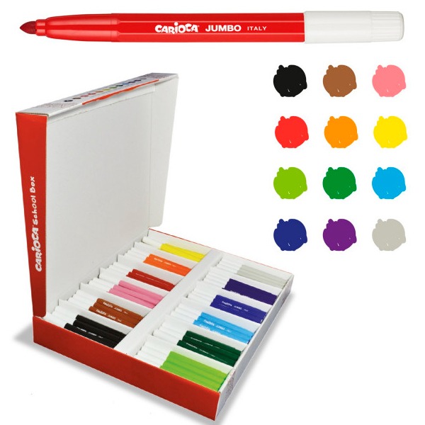 P. 144 ROTULADORES JUMBO CARIOCA COLORES