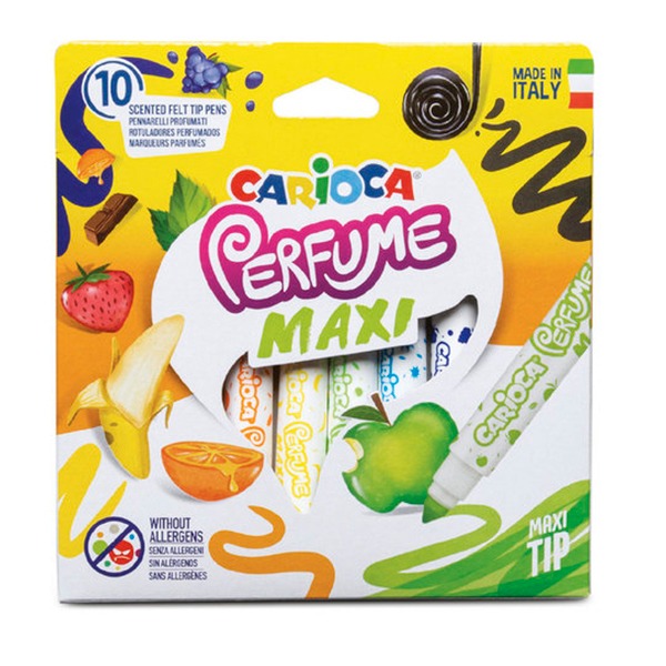 CAJA 10 ROTULADORES PERFUME CARIOCA