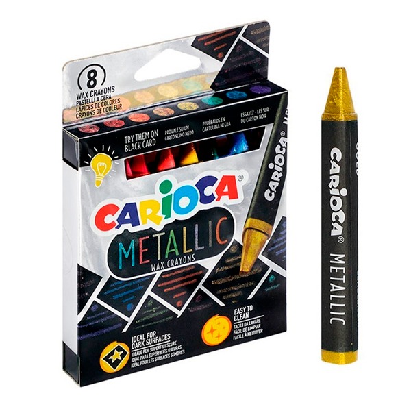 CAJA 8 CERAS METALLIC CARIOCA
