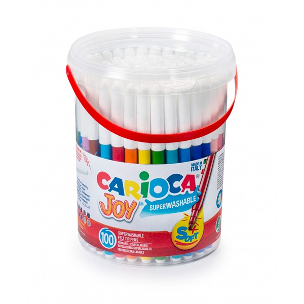 PACK 100 ROTULADORES CARIOCA JOY COLORES