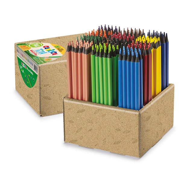 C 144 LAPICES COLORES RECICLADOS CARIOCA