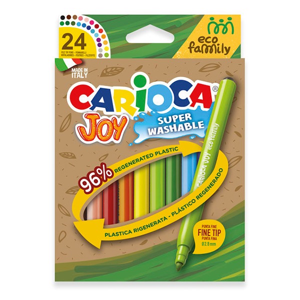 C 24 ROTULADORES CARIOCA JOY RECICLADOS