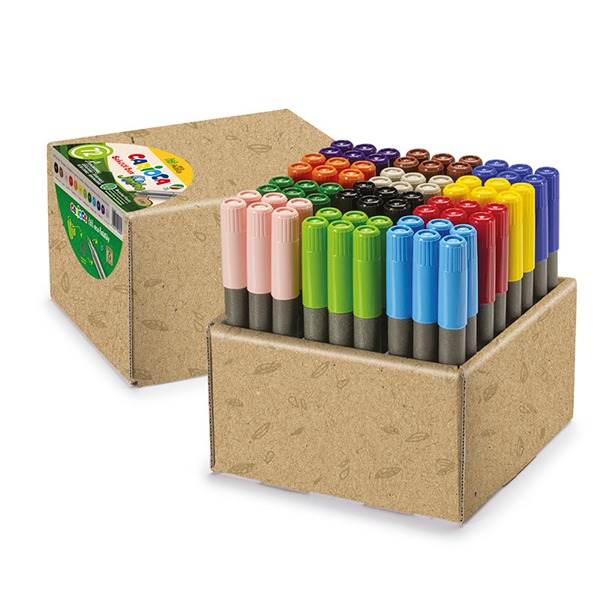 C 72 ROTULADORES CARIOCA JUMBO RECICLADO