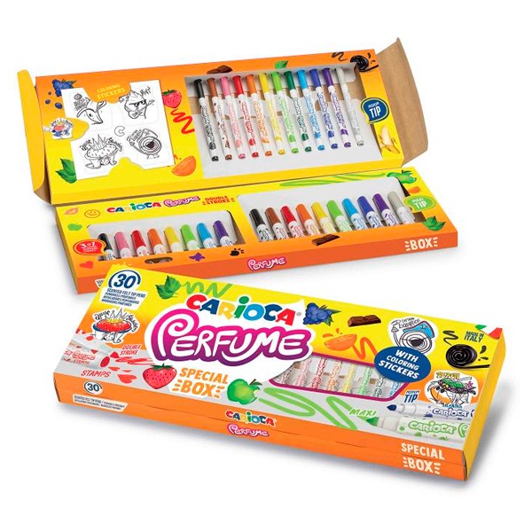 CAJA 30PCS MARCADORES PERFUMADOS CARIOC