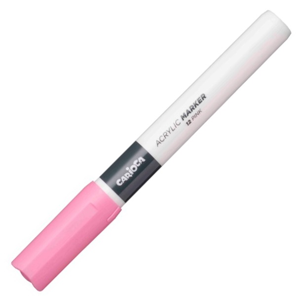 ROTULADOR ACRYLIC 2MM CARIOCA ROSA