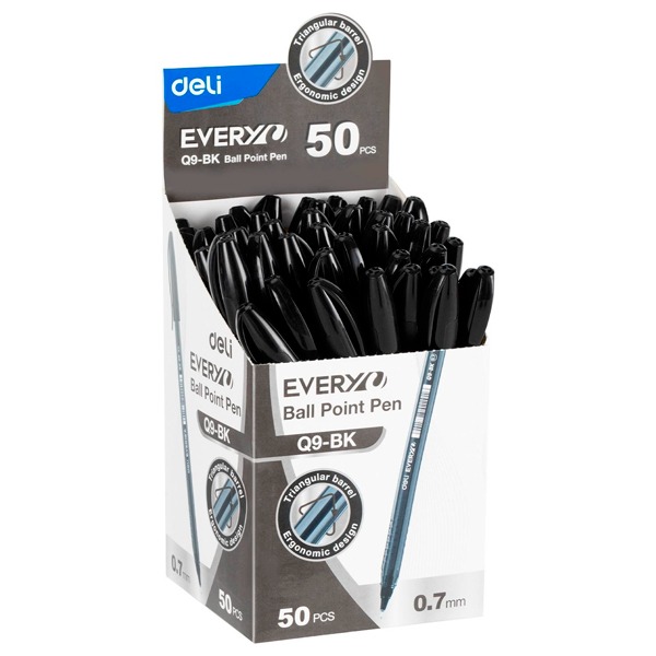 BOLIGRAFO DELI EVERYU 0,7MM NEGRO