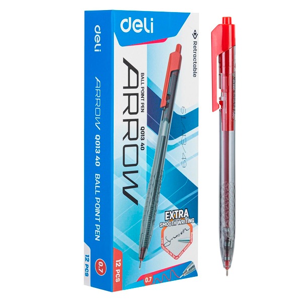 BOLIGRAFO DELI ARROW 0,7MM ROJO