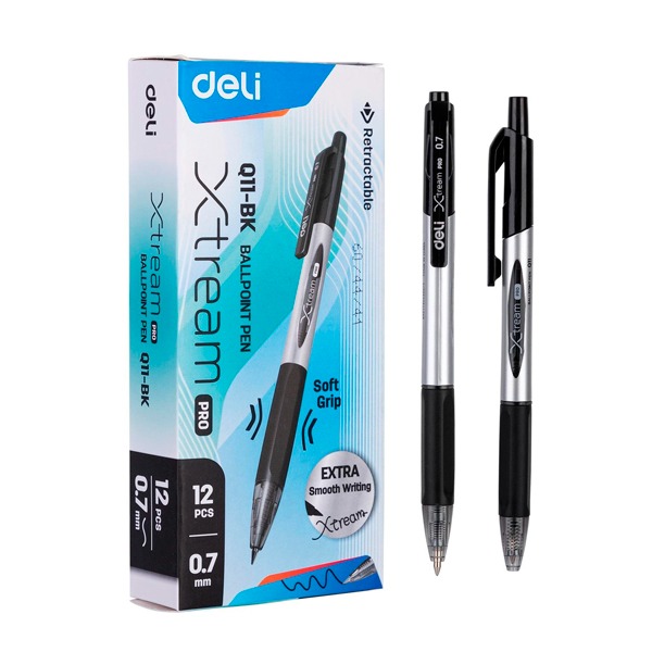 BOLIGRAFO DELI XTREAM  0,7MM NEGRO