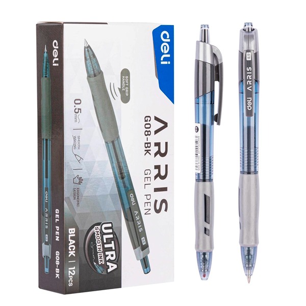 ROLLER GEL DELI ARRIS 0,5MM NEGRO
