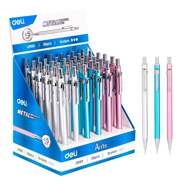 PORTAMINAS DELI ELITE 0,5MM COLORES