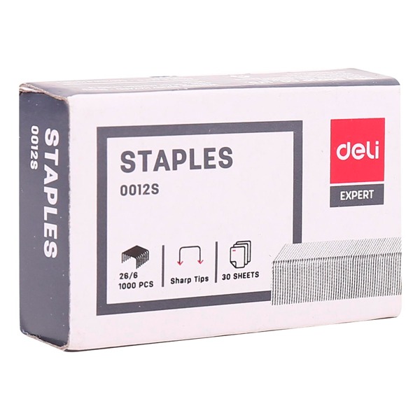 CAJA 1000 GRAPAS DELI GALVANIZADAS 26/6