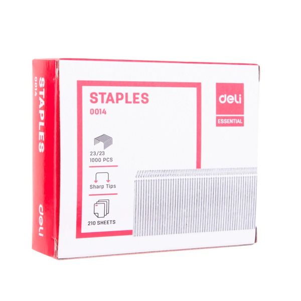 CAJA 1000 GRAPAS DELI GALVANIZADAS 23/2