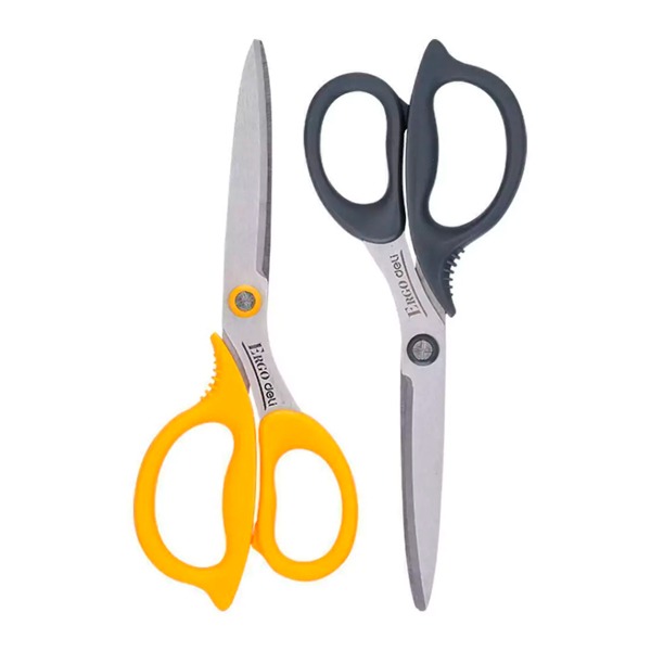 TIJERAS ERGONOMICAS DELI  INOX. 21CM