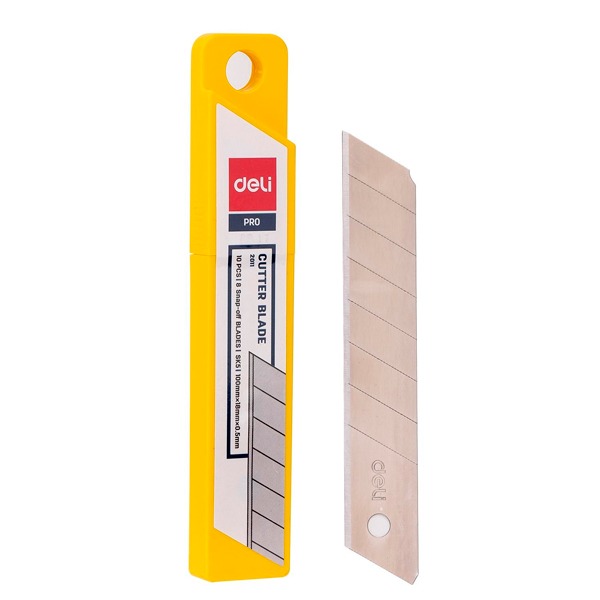 PAQ.10 RECAMBIOS CUCHILLA CUTTER 18MM