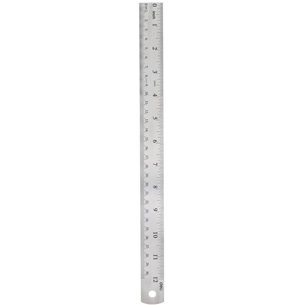 REGLA GRADUADA DELI DUAL 30CM-12''