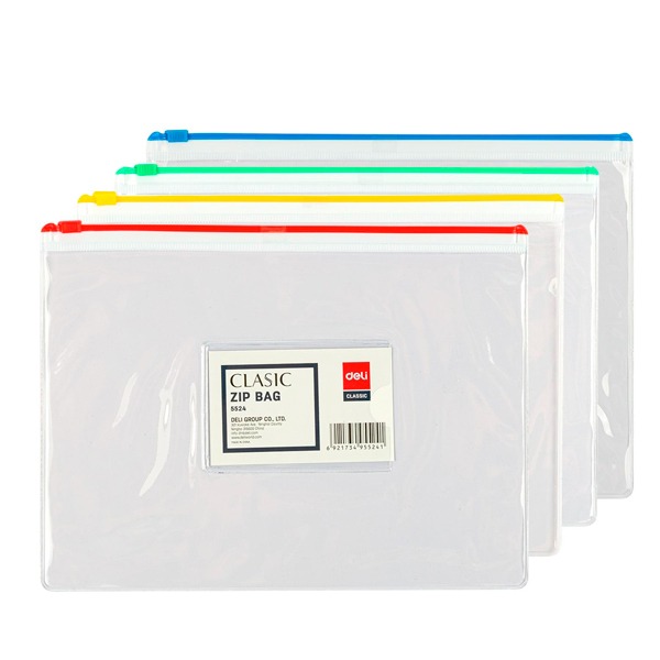 BOLSA  ZIP DELI PVC A5 180 MICRAS