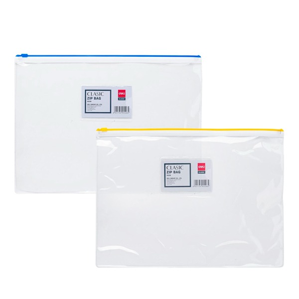 BOLSA ZIP DELI PVC A4 80 MICRAS
