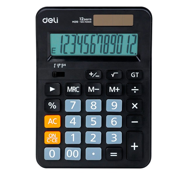 CALCULADORA NEGRO EM210 12 DIGITOS