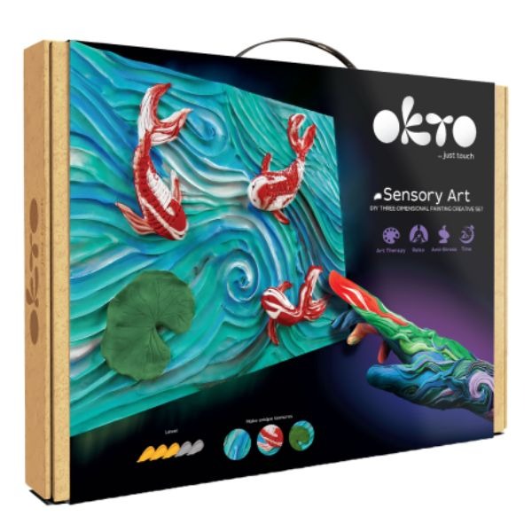 OKTO DIY 3D CARPAS KOI 30X40CM