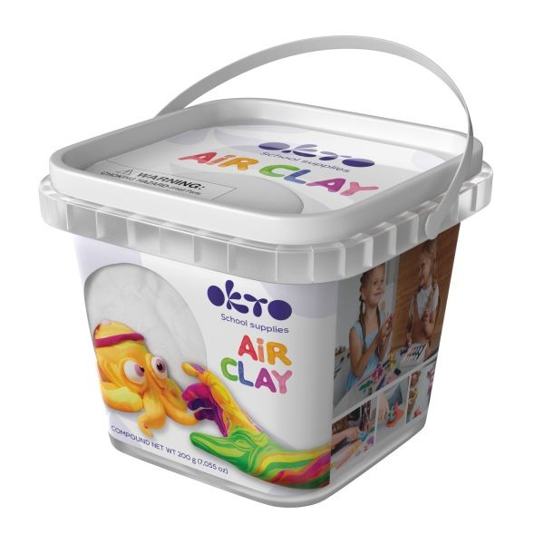 PASTA MODELAR OKTO AIR DRY 910ML BLANCA