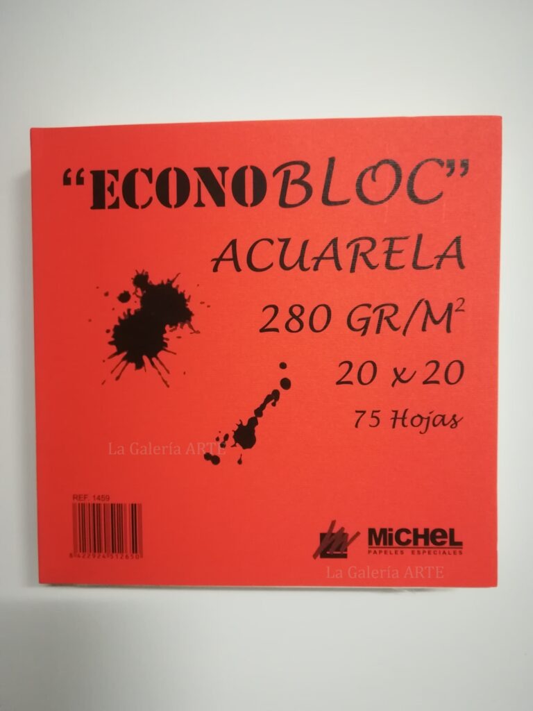 BLOC 75H ACUARELA 20X20CM 280GR GRANO/M