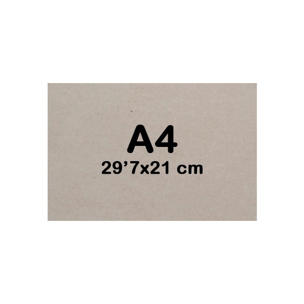 CARTON GRIS EXTRA 2MM TAMA¥O A4