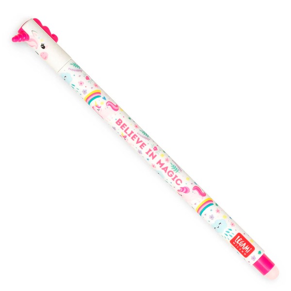 BOLIGRAF DE GEL BORRABLE - UNICORNIO