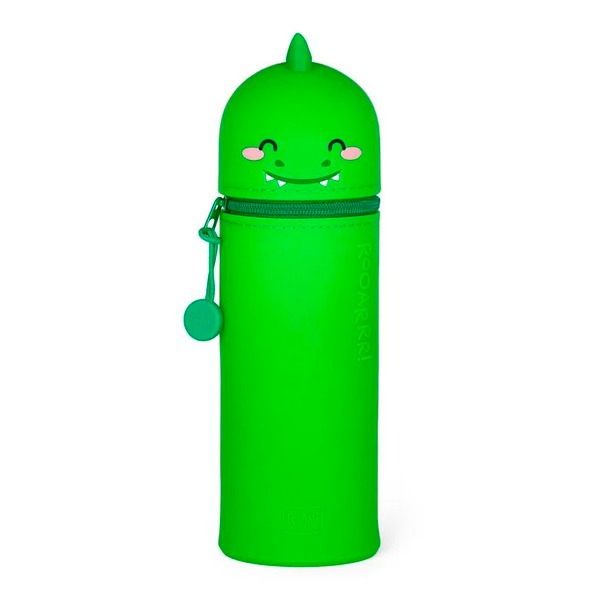 ESTUCHE SILICONA 2 EN 1 - KAWAII - DINO
