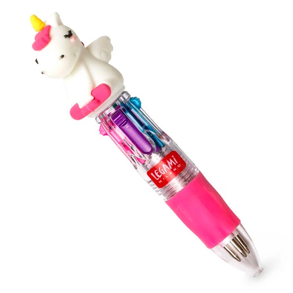 MINI BOLIGRAFO 4 COLORES UNICORNIO
