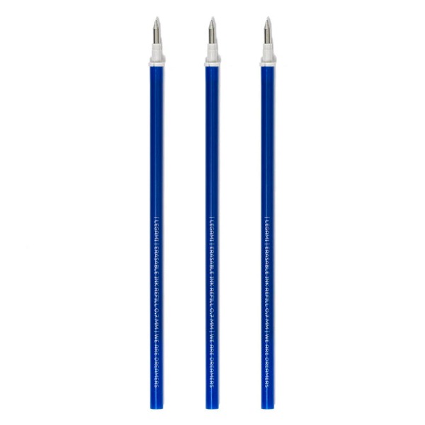 SET 3 RECAMBIOS BOLIG.GEL BORRABLE AZUL