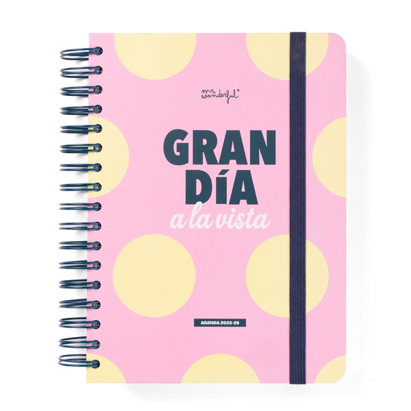 AGENDA WONDER 25-26 DIARIA 'GRAN DIA ..'