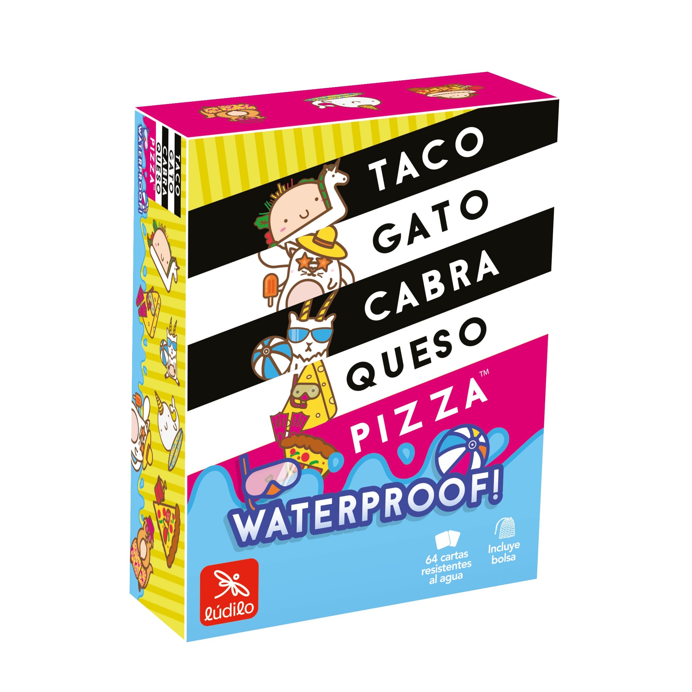 JUEGO TACO,GATO,CABRA,QUESO,PIZZA WATER