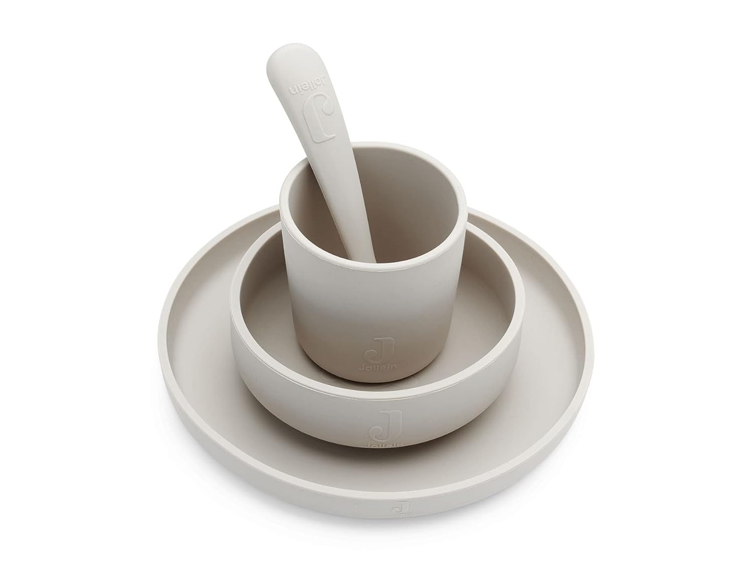 JUEGO PLATOS INFANTIL SILICONA NOUGAT