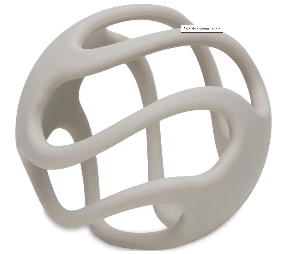 MORDEDOR BOLA SILICONA 9.5CM.Ã­ NOUGAT