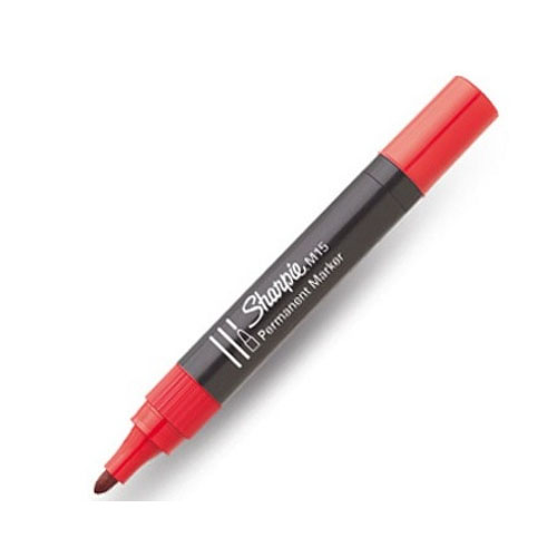 ROTULADOR PERMANENTE M15 P/REDONDA ROJO