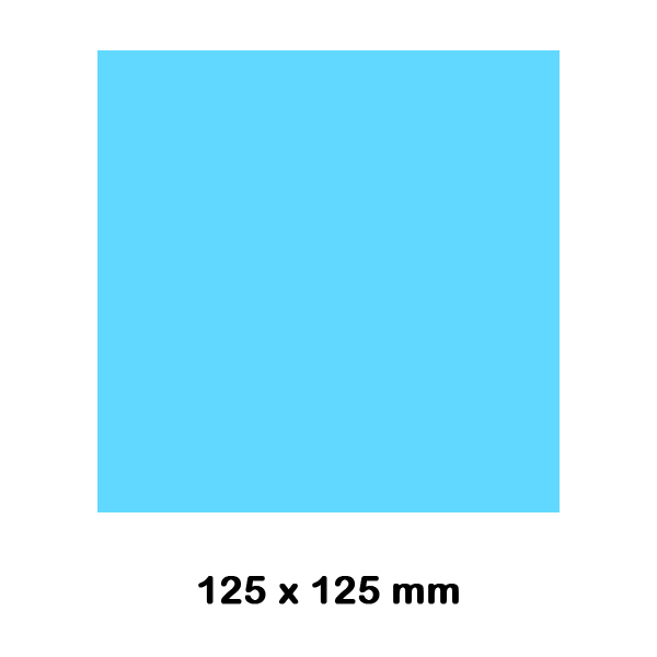 BLOC 100 NOTAS 2 CARAS AZ/BLC 125X125MM