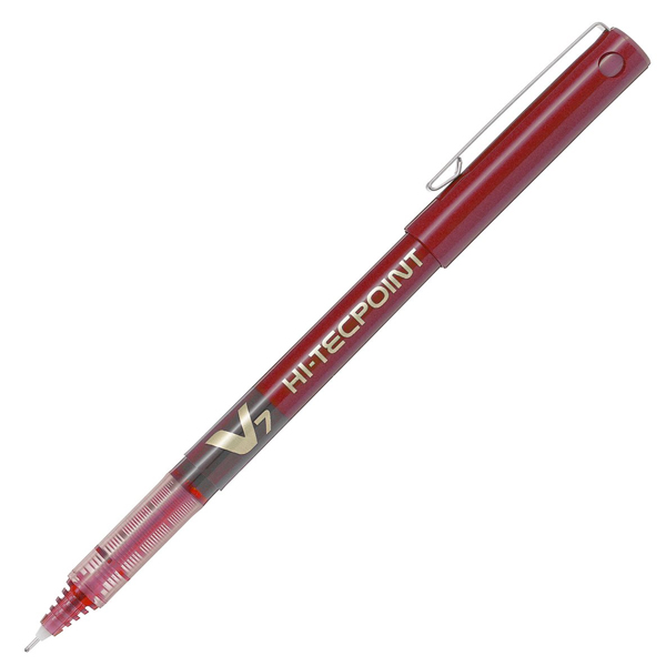 ROTULADOR PILOT V-2000 0.7MM ROJO