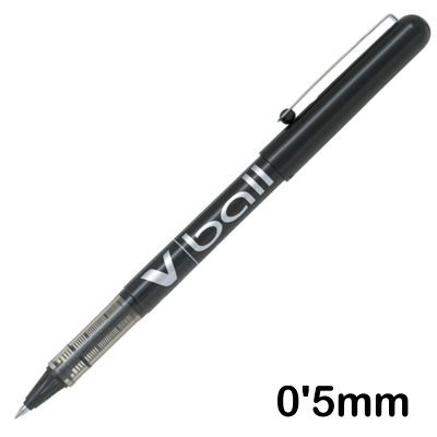 ROTULADOR CON BOLA 0.5MM. NEGRO