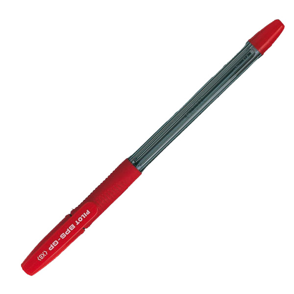 BOLIGRAFO PILOT BPS CON GOMA ROJO