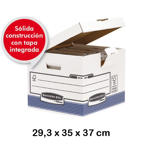 CAJA CONTENEDOR ARCHIVO R-KIVE 29X35X37B