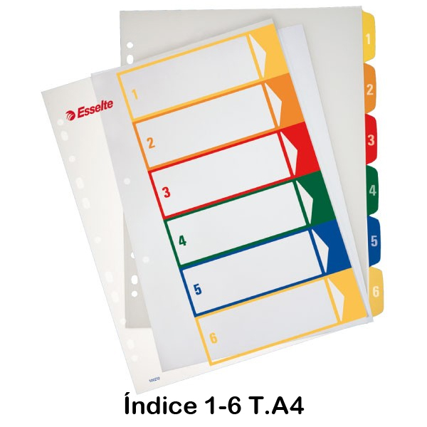 INDICE 6 POS.A4 IMPRIMIBLE TRANSLUCIDO