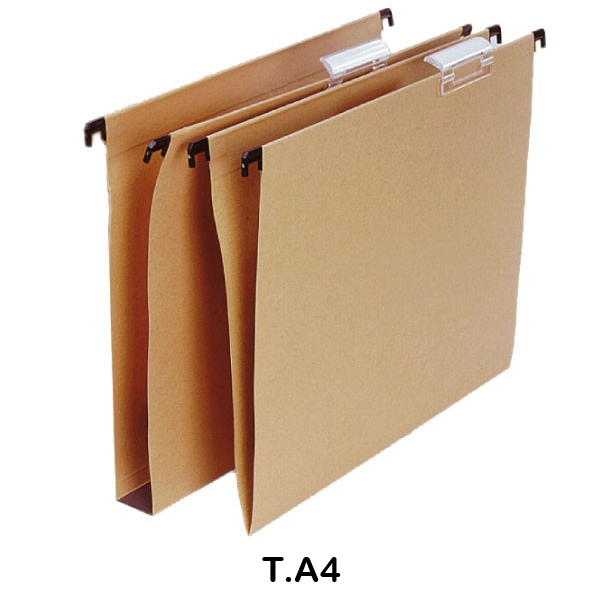 PACK 50 CARPETAS COLGANTES A4 V.PLASTIC