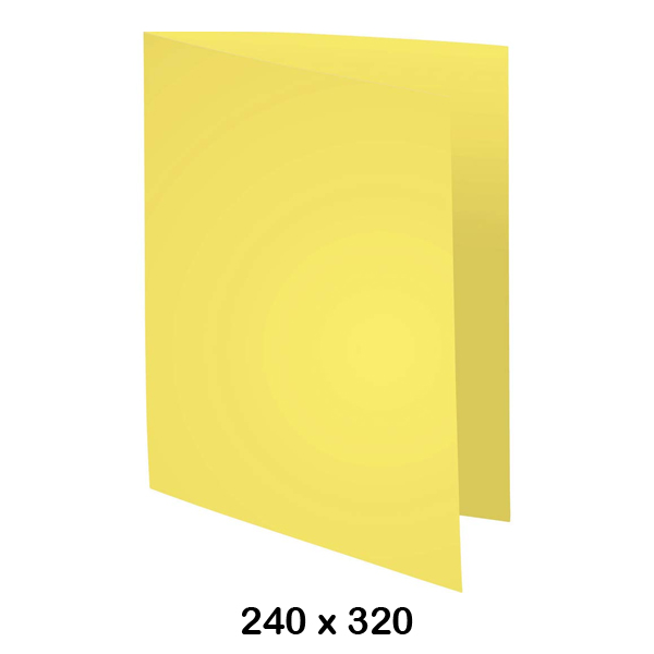 PACK 100 SUBCARPETAS A4 180GR AMARILLO