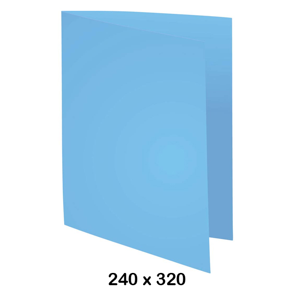 PACK 100 SUBCARPETA A4 180GR AZUL CLARO