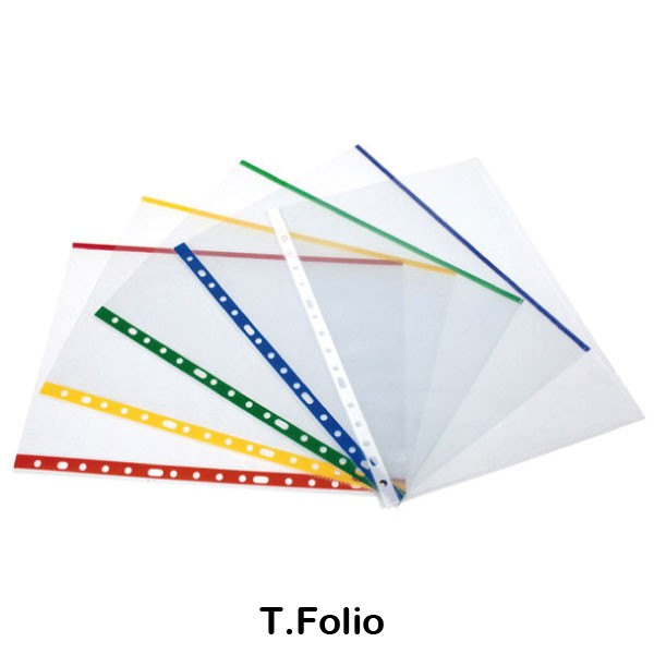 PACK 25 FUNDAS FOLIO INDICADOR COLOR