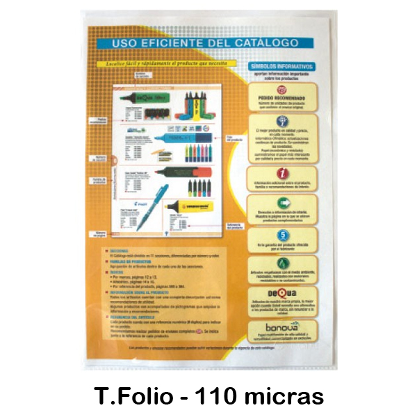 CAJA 100 FUNDAS UÑERO CRISTAL FOLIO