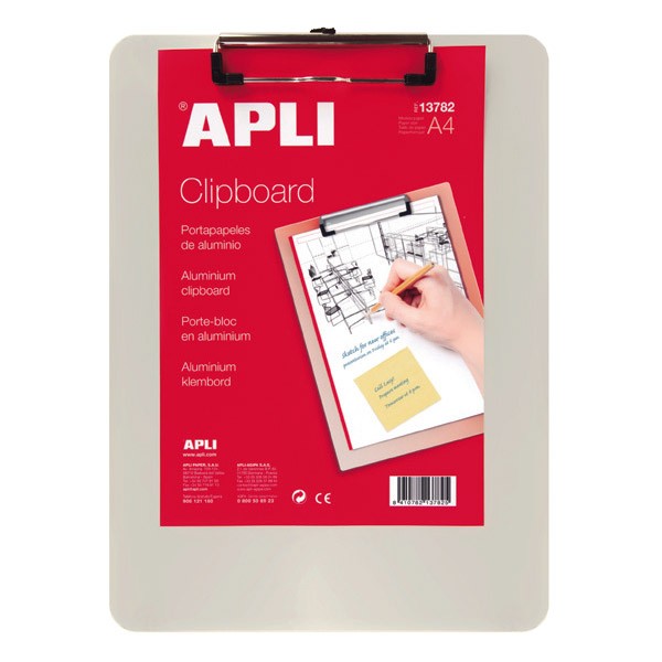 PORTAPAPELES CLIPBPARD ALUMINIO A4
